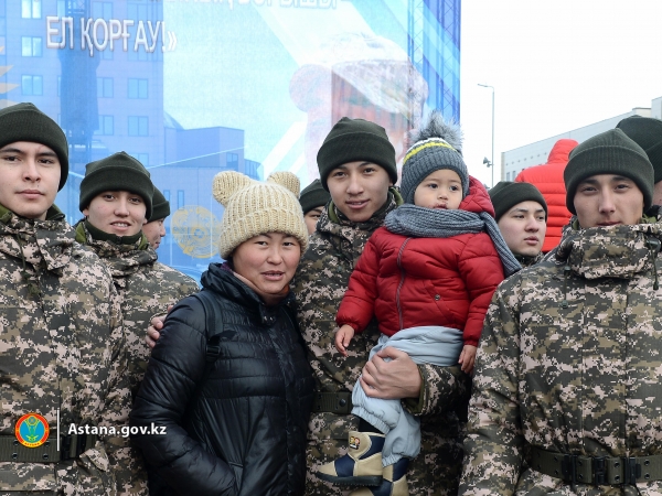 Астанада жастарды әскерге шығарып салу рәсімі өтті